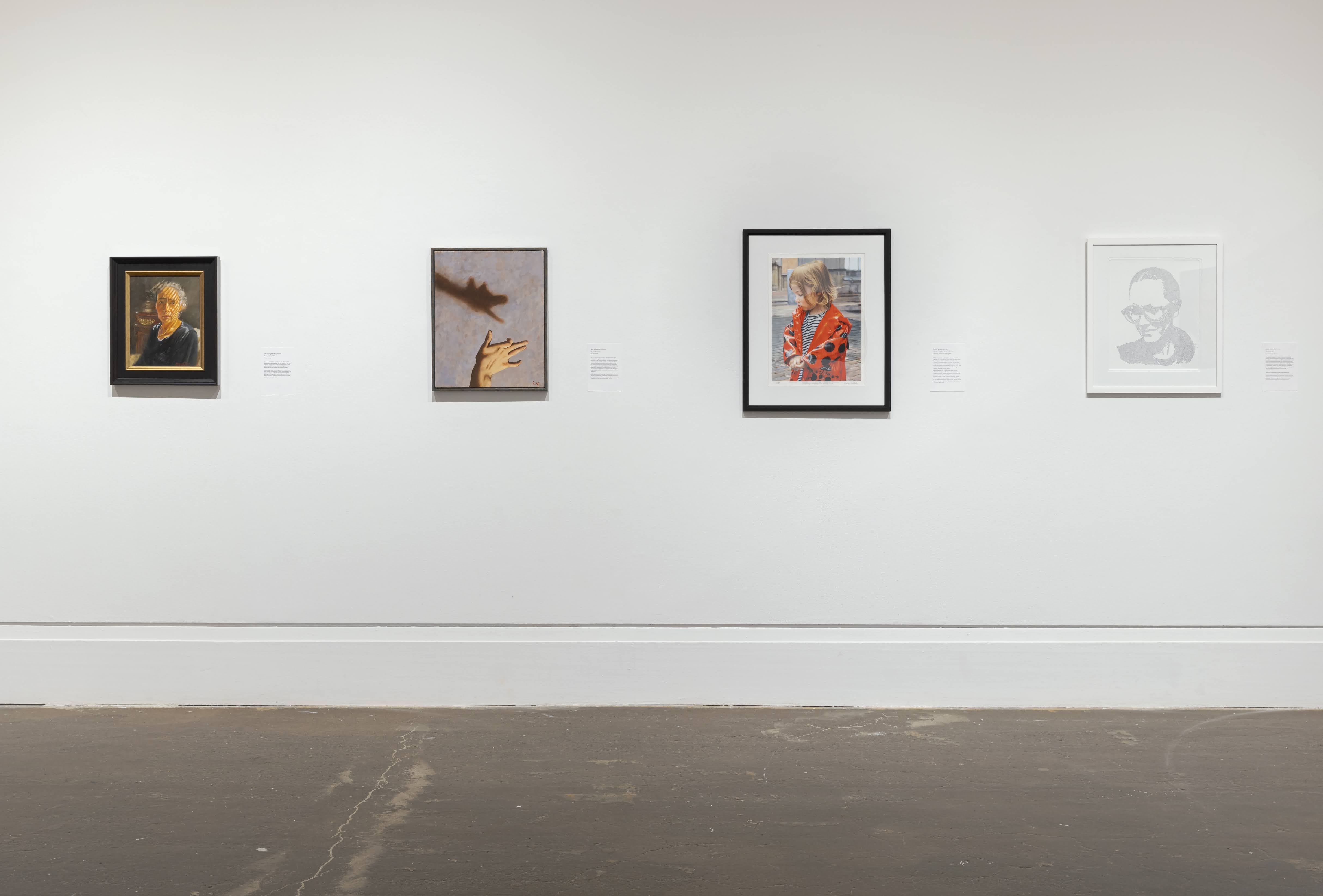 Jess in one line at the 4th annual AGM Juried Show