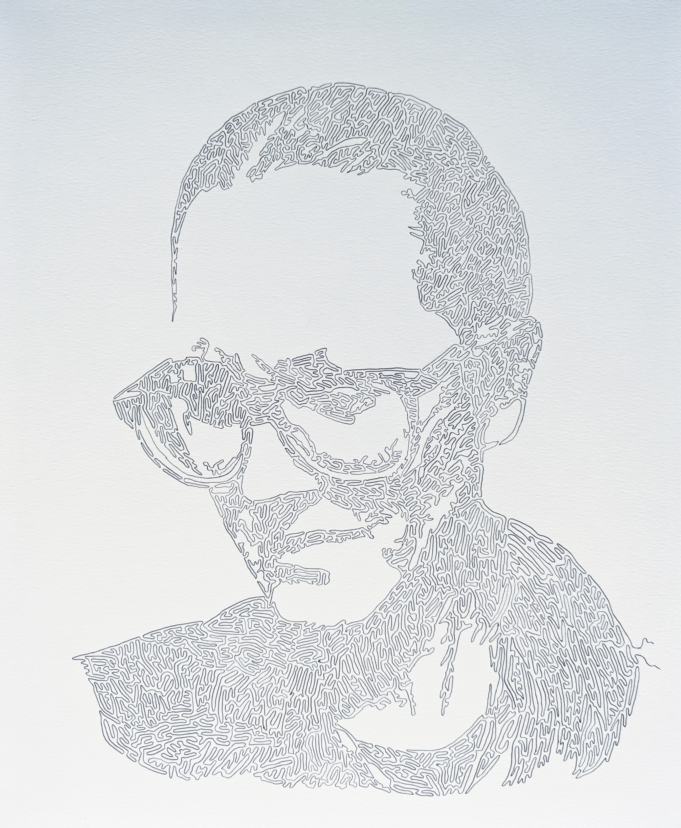 Line drawing of Jenn