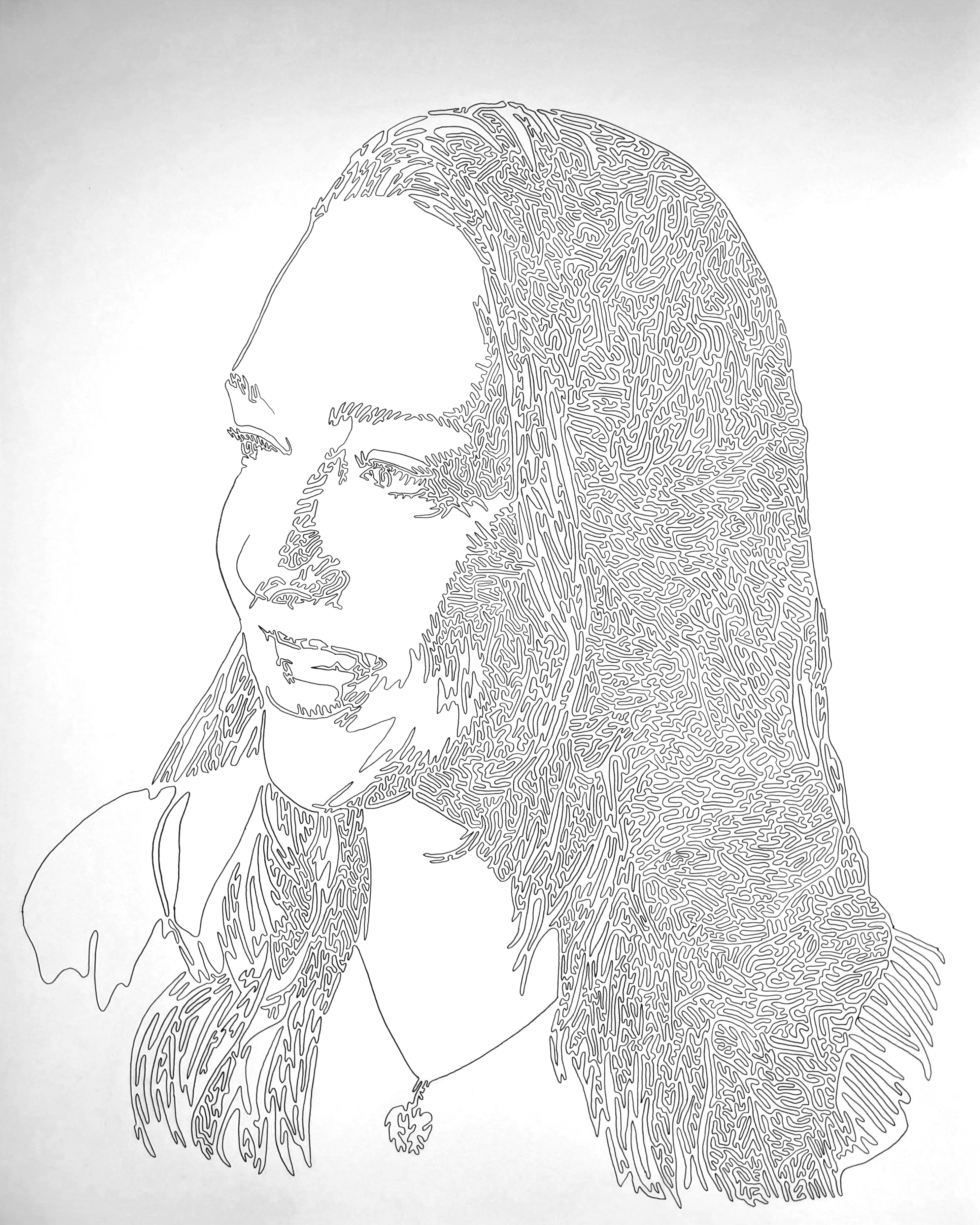 Line drawing of Laura
